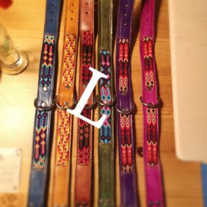 Leder-Halsband aus Mexiko - Grösse L