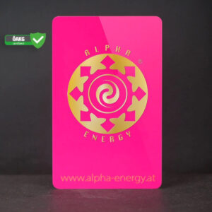 Energiekarte - pink