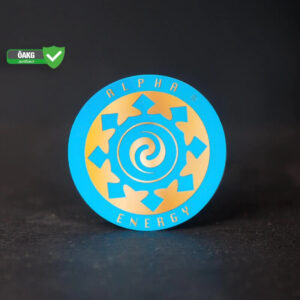 Handy-Entstörungsaufkleber - blau